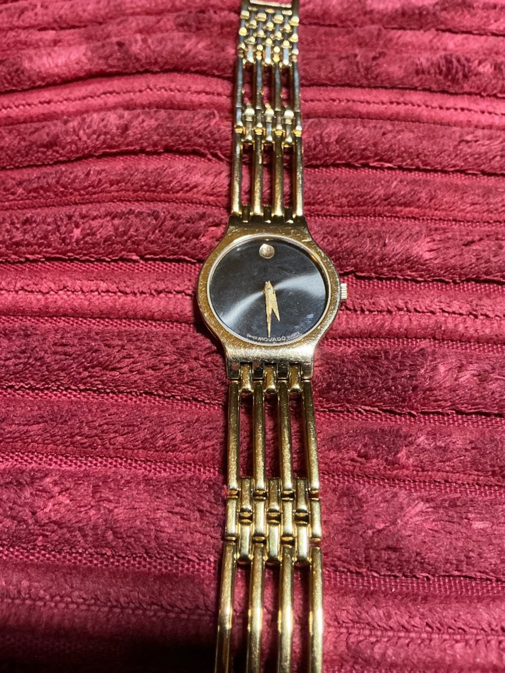 Women’s vintage Movado goldtone watch